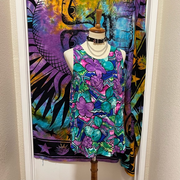 🌈 Lovely fruit flowers vintage art blouse - Picture 3 of 11